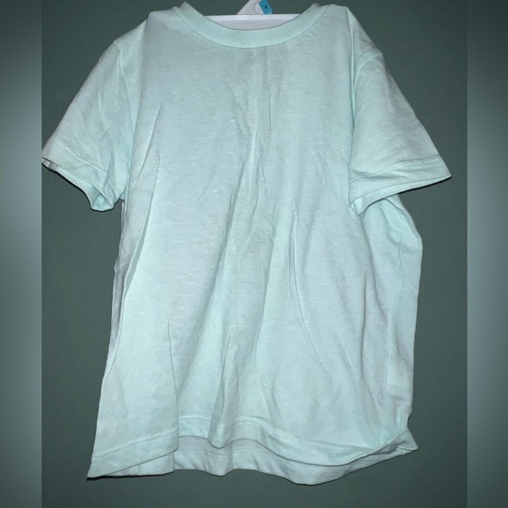 2 PACK yellow and light blue/green tee shirts